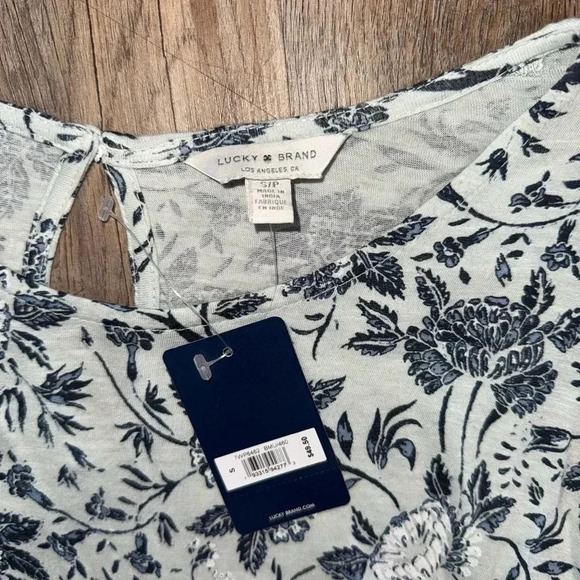 Lucky Brand • Long Sleeve Floral Blouse - Picture 2 of 10